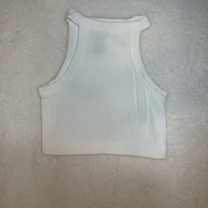 Cotton on White Ribbed Tank Size XS/S